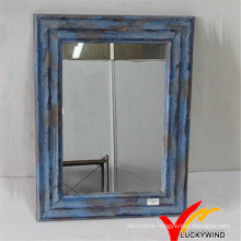 Shabby Chic Blue Small Decorative Framed Wooden Wall Mirrors